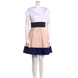 Kate Spade Colorblock Fiorella Striped Dress  - US 2 - With Dress Dustbag